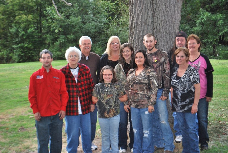 Ricky Glen Atkins with Atkins Family