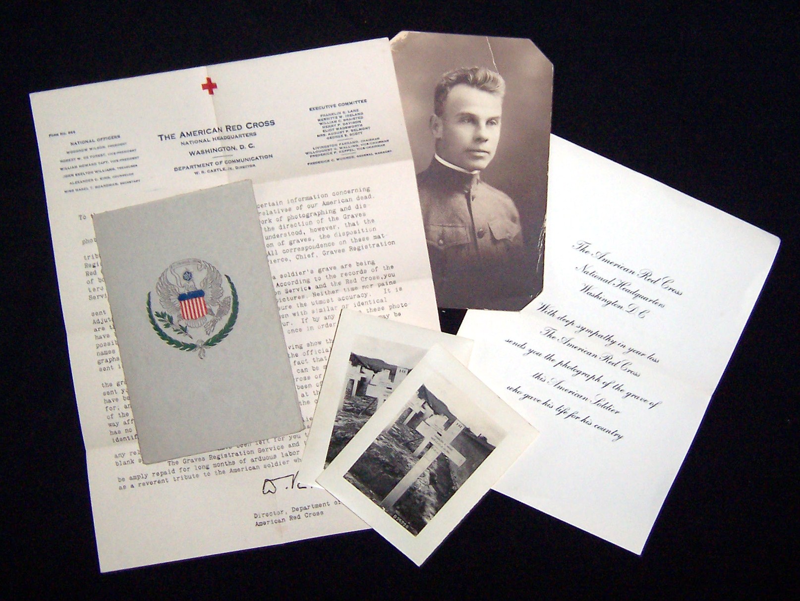 American Red Cross burial packet