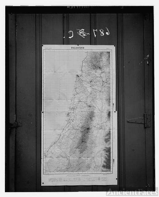 Maps, plans, restorations, etc. Map of Palestine