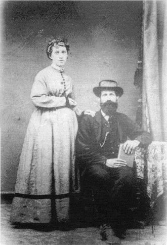 Andrew and Clementine Boone, 1870's