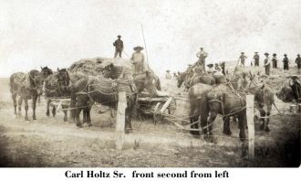 Carl W Holtz Sr. & neighbors, Iowa