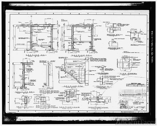 159. Photocopy of drawing (1966 structural drawing by...