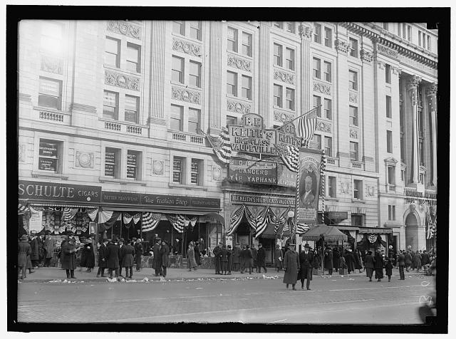 KEITH'S THEATRE. 'WELCOME HOME' FOR PRESIDENT WILSON