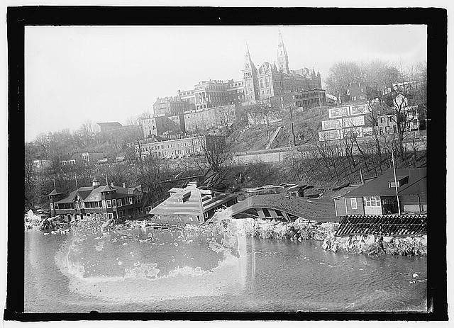 Potomac flood, Georgetown, D.C.