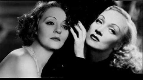 Tallulah Bankhead and Marlene Dietrich.