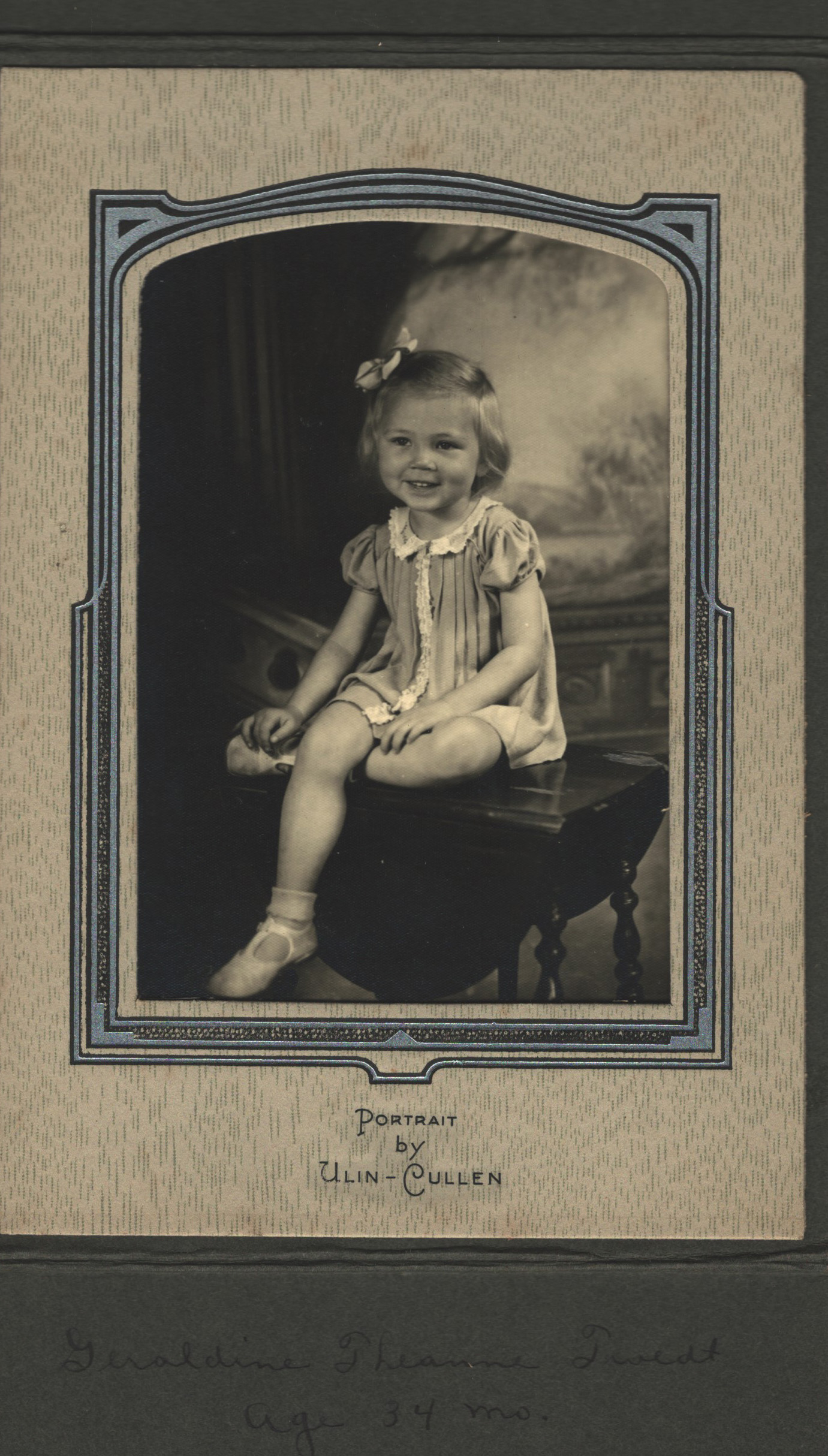 Geraldine Twedt, 34 Months
