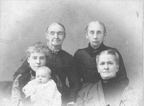 Ruth, Gusta, Sarah Johns, & Mary & Ruth Fleming
