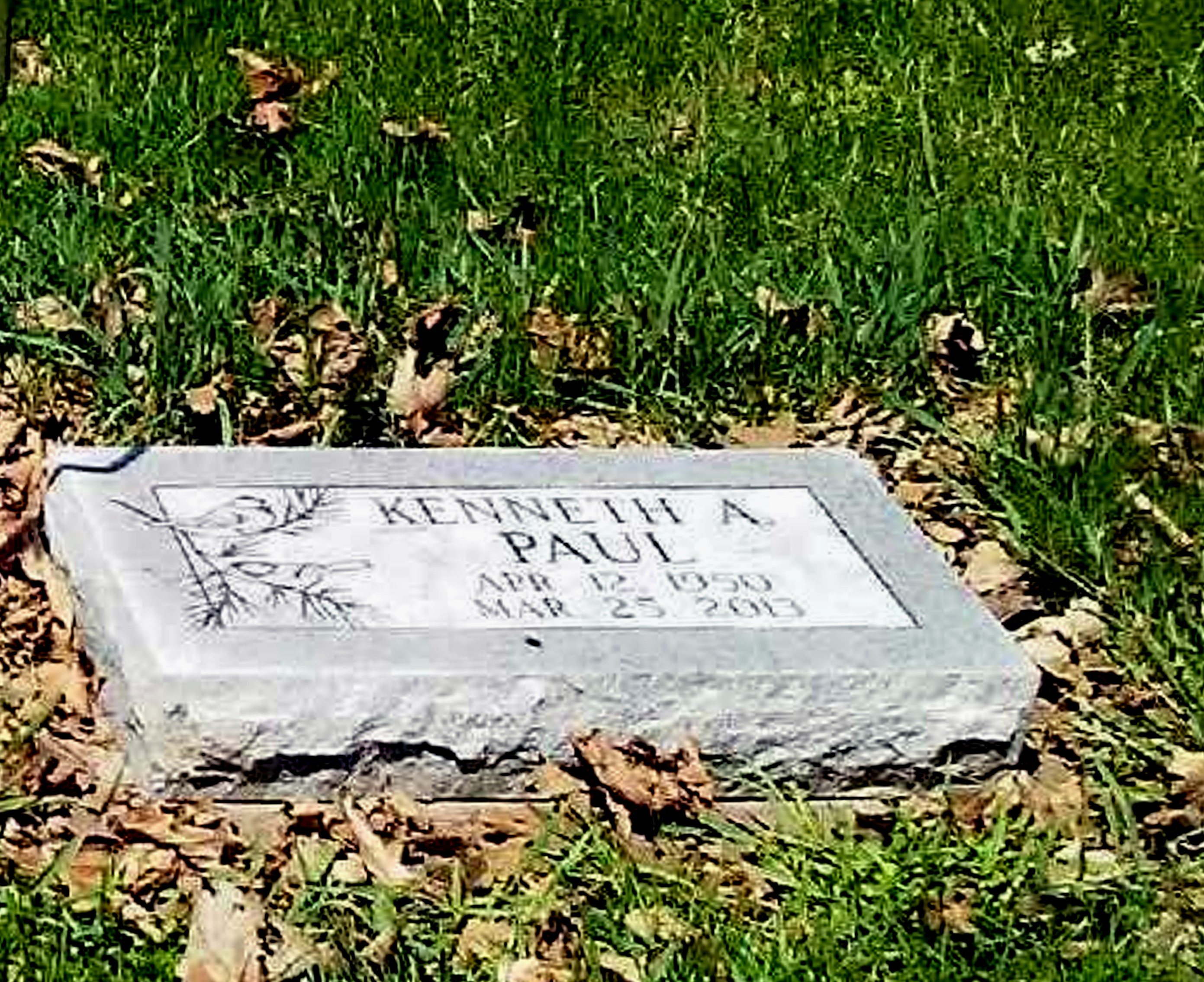 Kenneth Allan Paul Gravesite