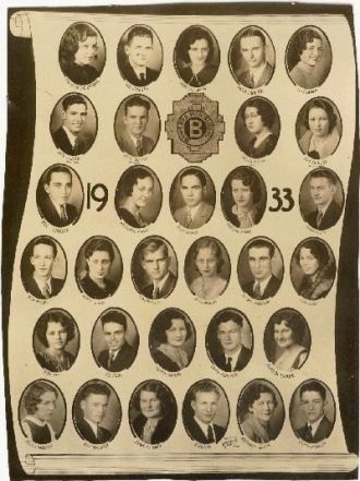 1933 Senior Class Bowlegs H.S.