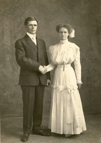 William Ache & Bertha Martin wedding 1910