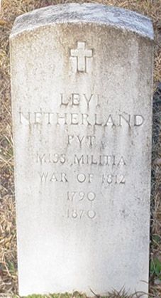 Levi Netherland's Tombstone