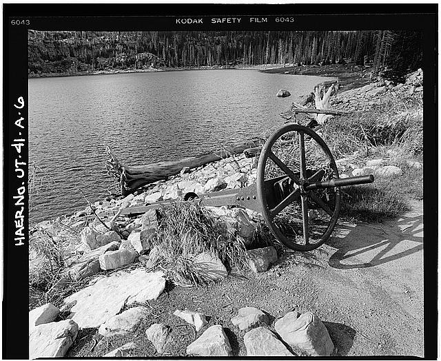 6. VIEW SHOWING INCLINED OUTLET GATE WHEEL, STEM AND STEM...